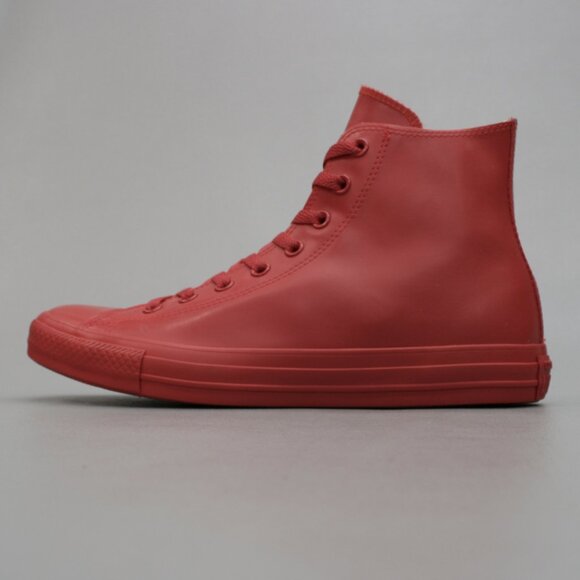 Converse Men's 9/Ladies 11 Red Rubber Waterproof Rain Shoes Sneakers Gym 144744C - Picture 2 of 12